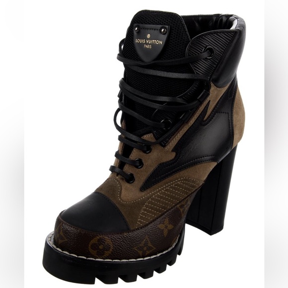 Louis Vuitton Suede Monogram boots - Picture 1 of 5